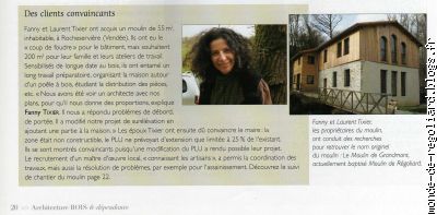 un encart dans le dossier "pour un bon chantier" !